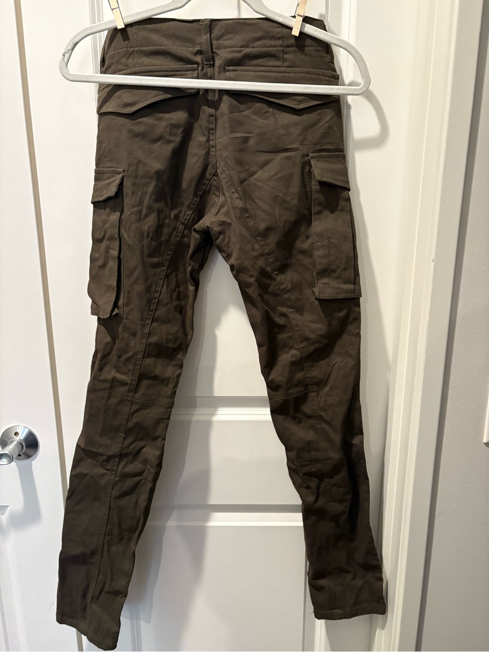 American Stitch Olive Green Slim Cargo Pants - Picture 2 of 4